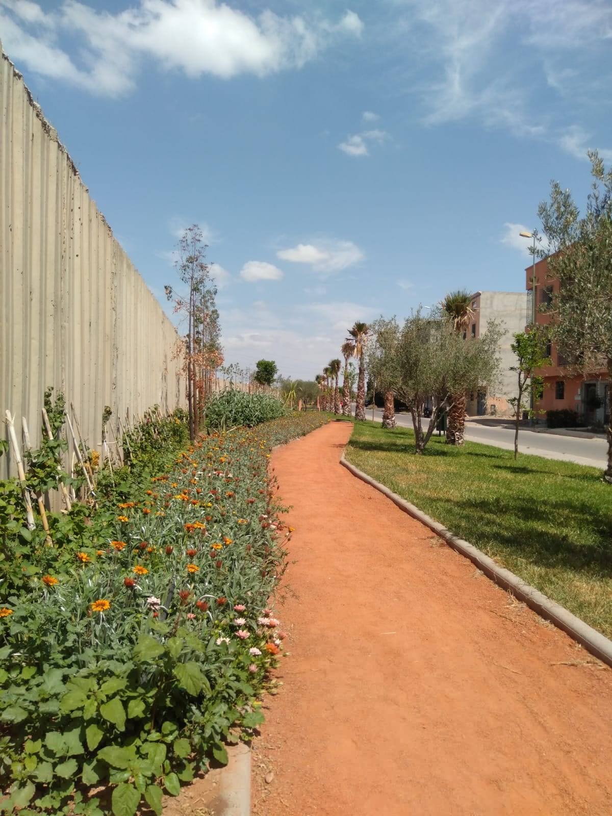 Cheminement paysager urbain