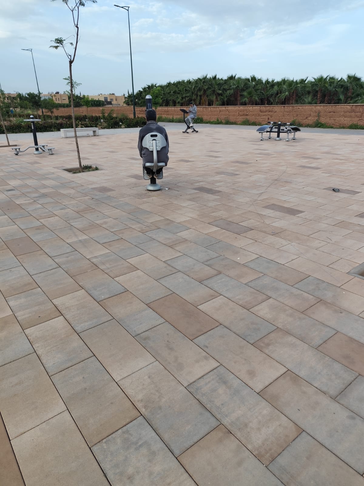 Zone de fitness outdoor
