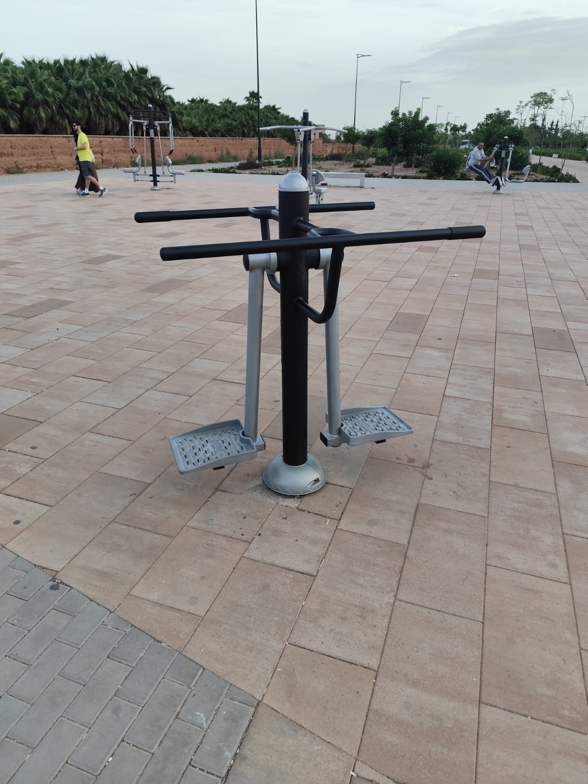 Appareil de fitness outdoor en parc